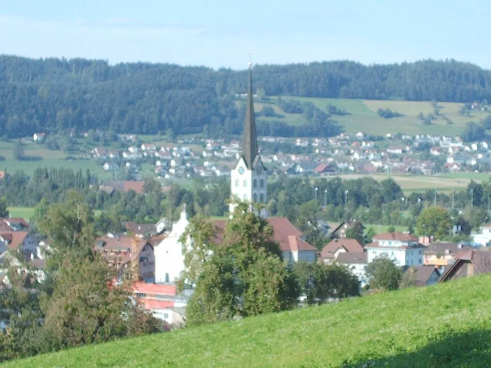 Pfarrkirche in Schötz, wo sich ein Gewaltdelikt nach der Fasnacht ereignete