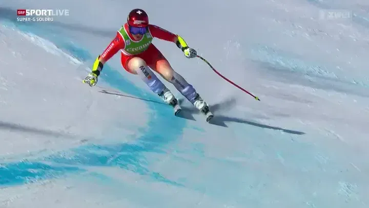 Sofia Goggia beim Super-G-Rennen in Soldeu