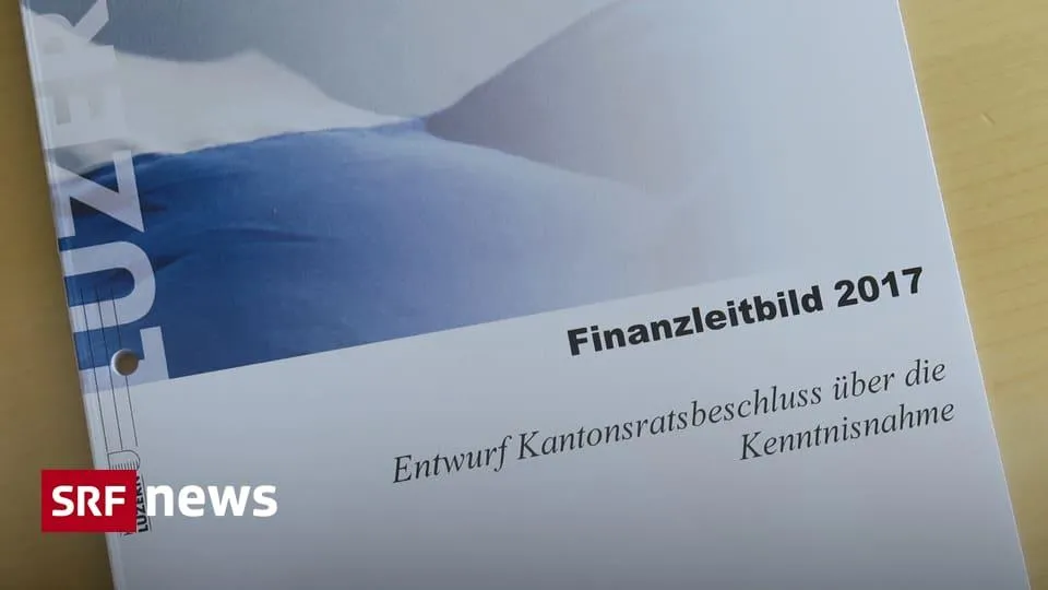 Finanzleitbild-Dokument des Kantons Luzern