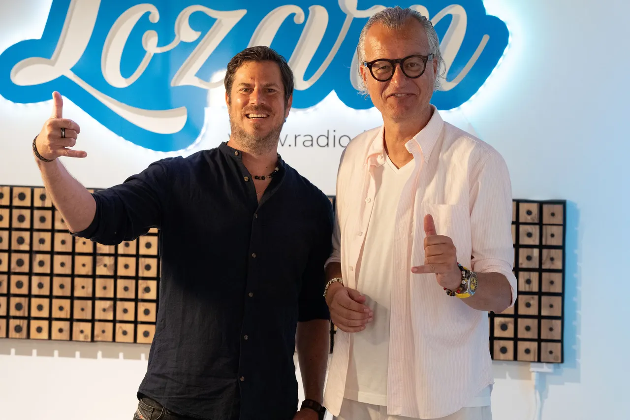 Christoph Gasche zu Gast bei Andy Wolf im Studio von Radio Lozärn.