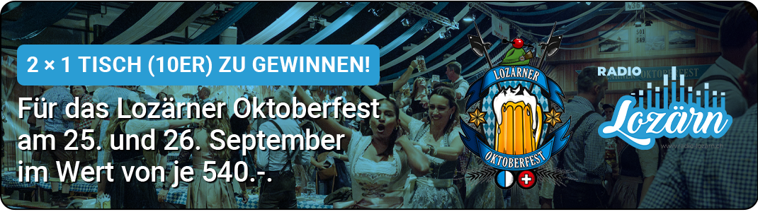 Oktoberfest-Verlosung 2 × 1 Tisch