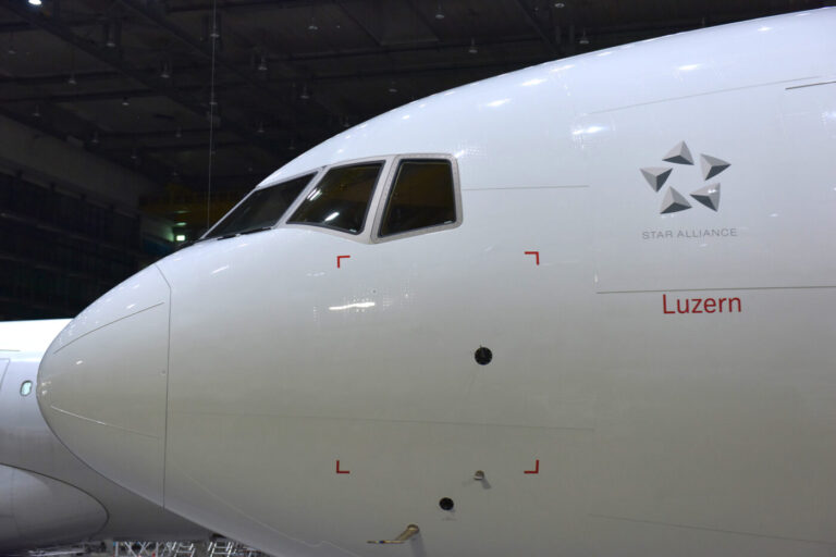 Boeing 777 von Swiss trägt «Luzern» in die Welt