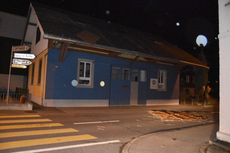 Nidwalden NW: Sturmtief „Sabine“ auch in der Nacht aktiv