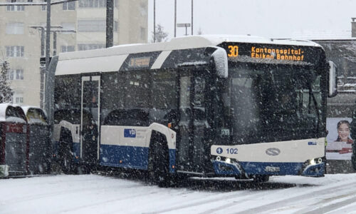 Luzern: Bus-Chaos in Littau wegen Wintereinbruch