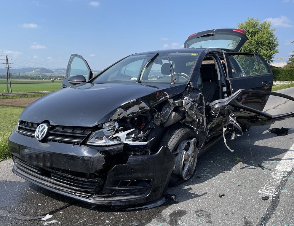 Verkehrsunfall in Wauwil – Rega im Einsatz