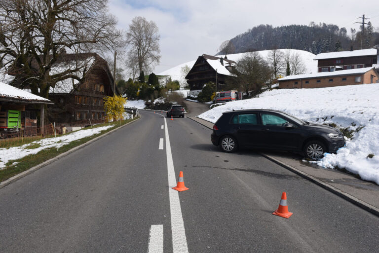 Verkehrsunfälle im Kanton Luzern – mehrere Personen zur Kontrolle ins Spital gebracht