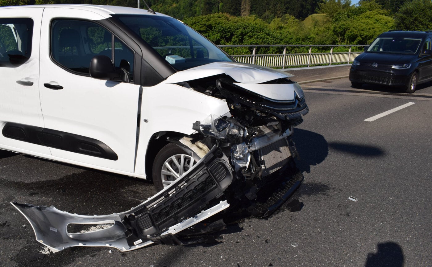 Verkehrsunfall in Reiden: Eine Person leicht verletzt