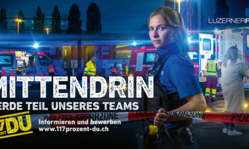 Werde Teil unseres Teams – 117 Prozent DU: Luzerner Polizei sucht Nachwuchs