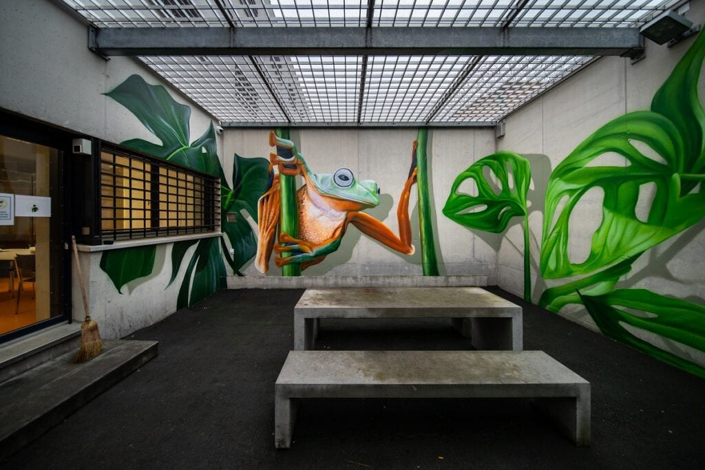 Farbe und Bewegung hinter Luzerner Gefängnismauern