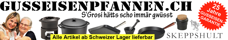 Gusseisenpfannen.ch quality matters GmbH
