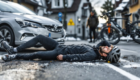 Drei Verkehrsunfälle im Kanton Luzern – E-Bikefahrer erheblich verletzt — KI-Symbolbild